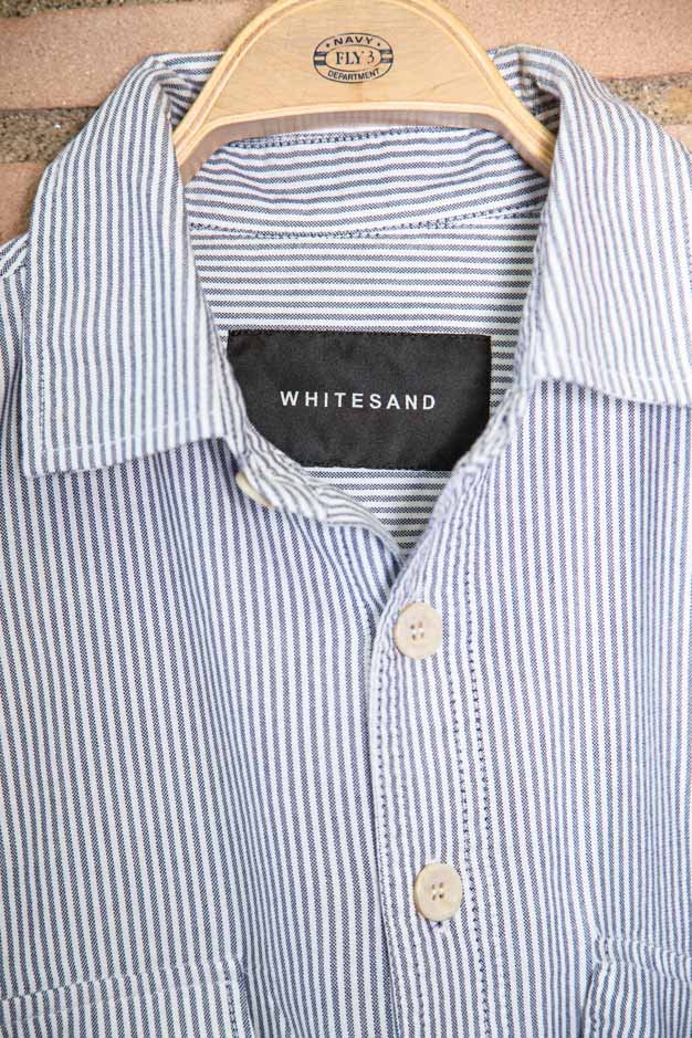 White sand - Camicia oxford taglio over