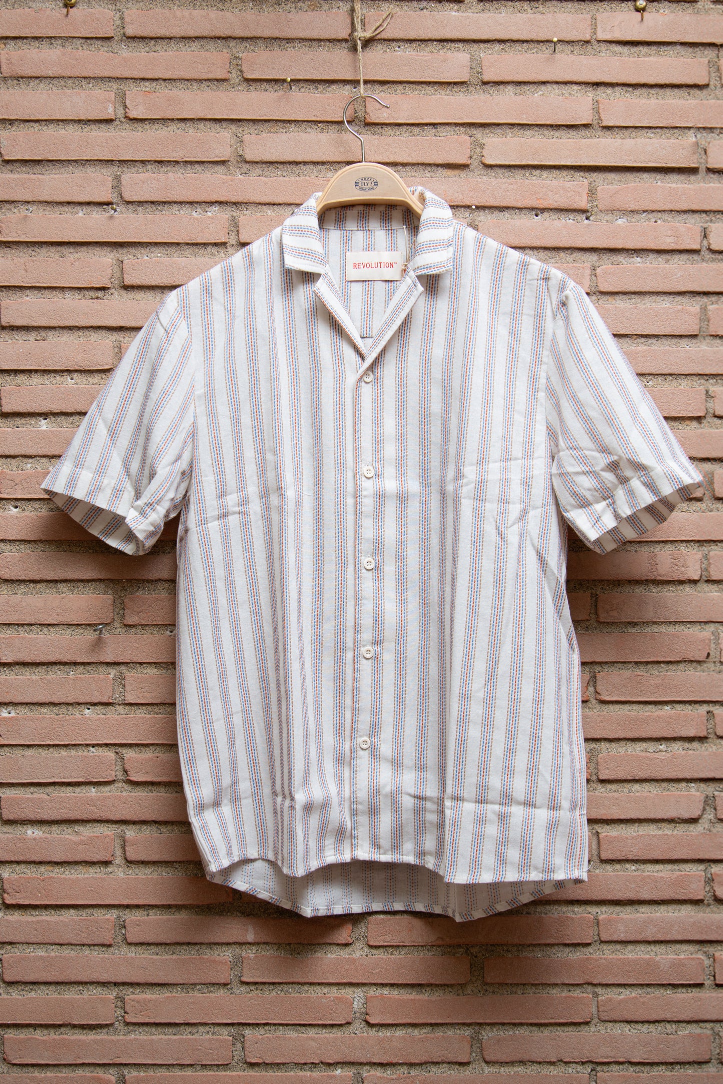 Revolution - camicia cotone rigata