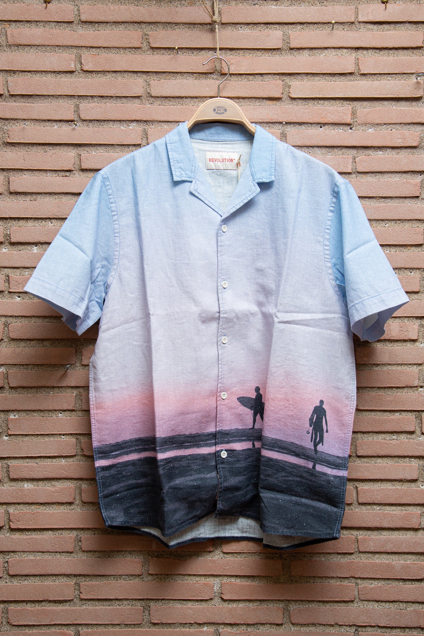 Revolution - camicia cotone tramonto